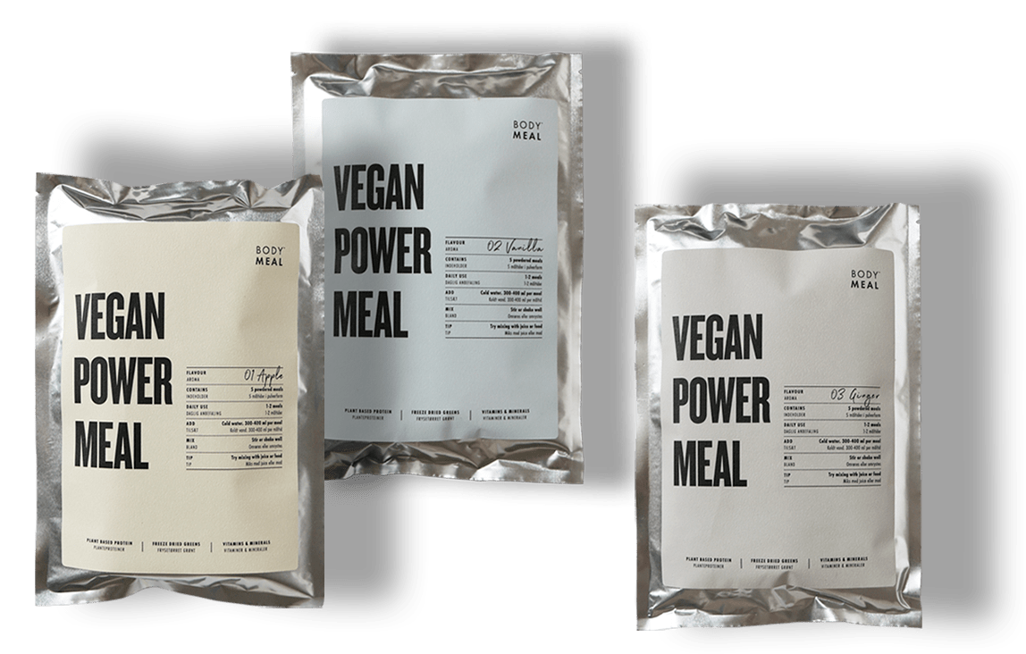 Vegan Power Meal on-the-go produkter